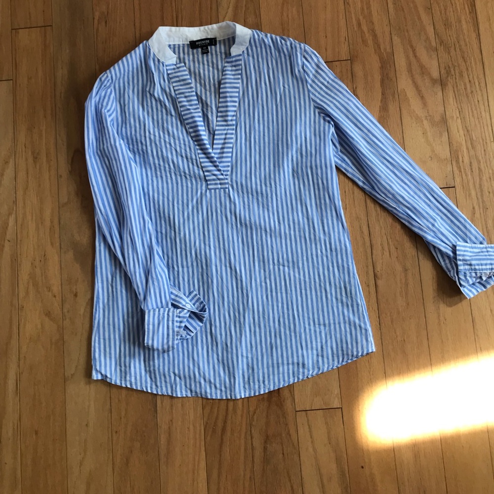 Long sleeve cotton shirt